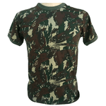 Camiseta Camuflada Adulto Masculina 100% Algodão