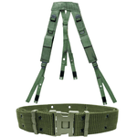 Kit Cinto N.A E Suspensório militar com bolsos de apoio - Verde