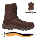 Coturno Coyote novo Modelo Padrão do Eb PQD (Paraquedista) - (Com Zíper)
