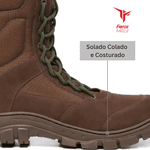 Coturno Coyote novo Modelo Padrão do Eb PQD (Paraquedista) - (Com Zíper)
