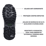 Coturno Coyote novo Modelo SELVA Julgle Green (VERDE ) Padrão EB - Sem Zíper 