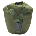 Kit Cantil Porta cantil Militar - Verde e Caneco de Alumínio
