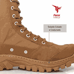 Coturno Coyote Novo Modelo Padrão Exército Brasileiro - Sem Zíper