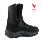 Coturno Coyote Preto - Com Zíper 