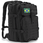 Mochila Tática Militar Preto -Multifuncional Impermeável – 50 Litros À Prova D'água De Grande Capacidade 