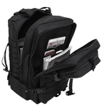 Mochila Tática Militar Preto -Multifuncional Impermeável – 50 Litros À Prova D'água De Grande Capacidade 