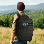 Mochila Tática Militar Preto -Multifuncional Impermeável – 50 Litros À Prova D'água De Grande Capacidade 