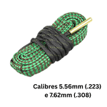 Bore Snake Cordão de Limpeza para Cano de Arma (Calibre 5.56 e 7.62)