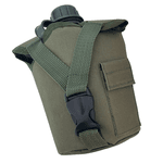 Kit Cantil e Porta cantil Militar - Verde 