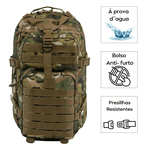 Mochila Tática Multi- funcional Impermeável 50 Litros - Camuflado