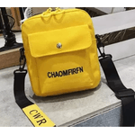 Bolsa Quadrada Estilo Mulheres Crossbody Amarelo Ouro