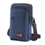 Bolsa para Telefone Utilidades Unissex Crossbody Impermeavel Azul Sanlong