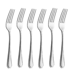 Jogo de Garfos de Mesa Aco Inox 19cm Bar Restaurante Obras 6 PCS