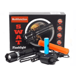 Lanterna Sinalizador 900 Tatica Flashlight Recarregável FK