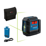Nivel Laser Linha Verde GLL 1222 G LI 12 Metros Com Bolsa Protetora Bosch 0601065321