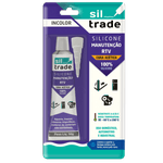 Silicone Acetico Incolor Sil Trade 50g 1560074