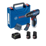 Parafusadeira Furadeira 12V Impacto GSB120 LI Maleta 2 Baterias Bosch 06019g81e0