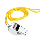 Apito profissional Metal Com Cordao Western