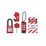 Kit de Bloqueio de Disjuntores de Seguranca Tagout KBD