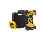Parafusadeira Bateria 12V Com Impacto Vonder 6001000012 Brinde Trena 5 Metros