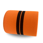 Elástico Munhequeira 80mm Laranja / Preto