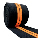 Elástico Munhequeira Preto / Laranja