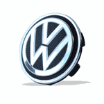 Kit 4 Calotinhas Centro de Roda VW Gol G6 – Encaixe Krmai/Wsw + Visual Renovado nas Rodas