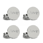 Kit 4 Calotinhas Jeep Cromadas – Brilho e Estilo nas Rodas do Seu Renegade ou Compass