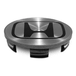 Kit 4 Calotinhas Miolo de Roda New Civic/CRV/HRV com Emblema Escovado – Original Honda