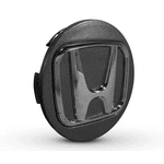 Kit 4 Calotinhas Honda Civic Grafite com Logo Cromado – Estilo e Originalidade nas Rodas do Seu Honda