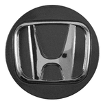 Kit 4 Calotinhas Honda Civic Grafite com Logo Cromado – Estilo e Originalidade nas Rodas do Seu Honda
