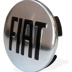 Kit 4 Calotinhas Miolo de Roda Fiat Toro/Freemont com Emblema Cromado – Acabamento Premium
