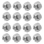 Kit 16 Porcas Vazadas Cromadas – Ideal para Rodas de Ferro Ford, GM e Honda