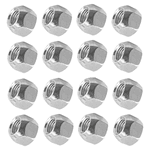 Kit 16 Porcas Vazadas Cromadas – Ideal para Rodas de Ferro Ford, GM e Honda