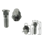 Kit 4 Prisioneiros + 4 Porcas Cromadas Hyundai – Fixação Segura e Acabamento Premium