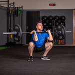 Trio De Barras Olímpica Crossfit Lpo 2,20m 20kg + Presilhas Flexfit Franca