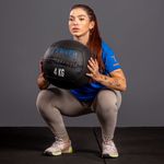 Wall Ball 10kg Medicine Ball 100% Couro Crossfit Funcional Flexfit Franca