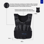 Colete Com Carga De 10kg Reforçado Ajustável Funcional Flexfit Franca