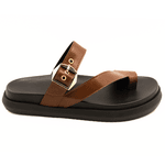 Sandalia Papete Flatform Flor da Pele Floter Cacau Conforto e Estilo 007
