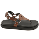 Sandalia Papete Flatform Flor da Pele Floter Cacau Conforto e Estilo 005