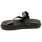 Sandalia Papete Flatform Flor da Pele Floter Preto Conforto e Estilo 007