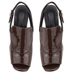 Sandália Sandal Boot Feminina Verniz Macchiato 1840