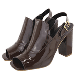 Sandália Sandal Boot Feminina Verniz Macchiato 1840