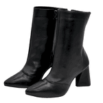 Bota Feminina Cano Médio 23026 Floter Preto