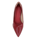 Scarpin Salto Alto Verniz Molhado Vermelho 5551
