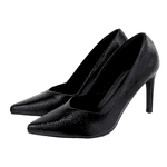 Scarpin Salto Alto Verniz Molhado Preto 5551