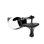 Scarpin Slingback Feminino Duo Preto e Branco 5601