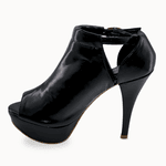 Sapato Ankle Bookt Com Meia Pata 190200 Intense Preto