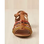 Sandália Rasteira em Couro Whisk Color