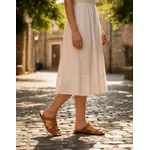 Sandália Rasteira em Couro Whisk color